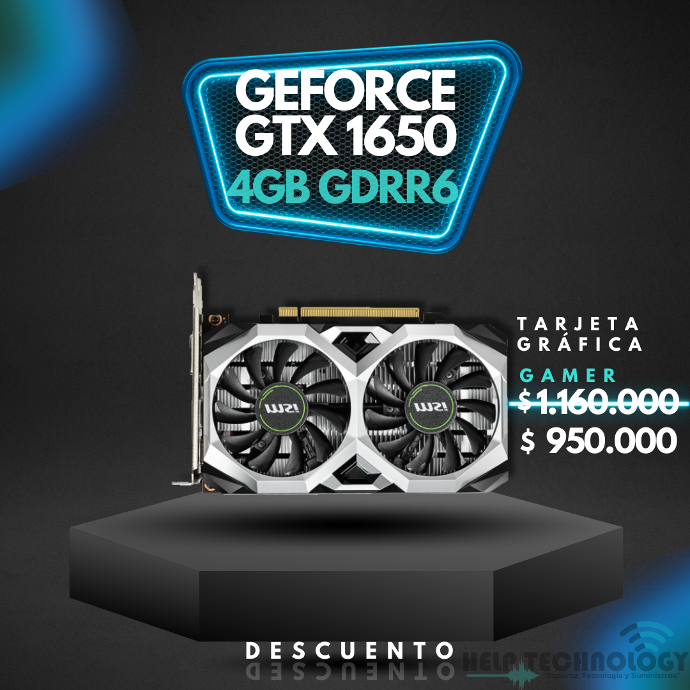 https://www.helptechnology.com.co/shop/tarjeta-grafica-gtx-1650-ddr5-4-gb-9429?search=grafica&order=name+asc#attr=