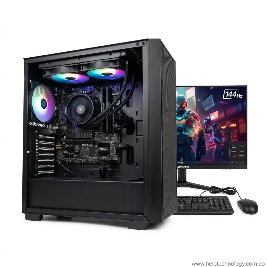 Pc Compumax Procesador Ryzen 7 5700 Ram 16Gb Disco SSD 512Gb.webp
