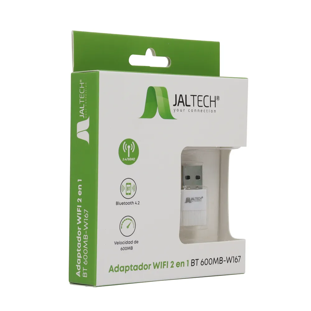 Adaptador Wifi Bluetooth USB Jaltech W167 600Mbps 2.4:5GHz 01.webp