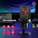 Micrófono Gamer Condensador USB RGB Profesional con Reducción de Ruido y Filtro Pop 03.webp