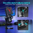 Micrófono Gamer Condensador USB RGB Profesional con Reducción de Ruido y Filtro Pop 04.webp