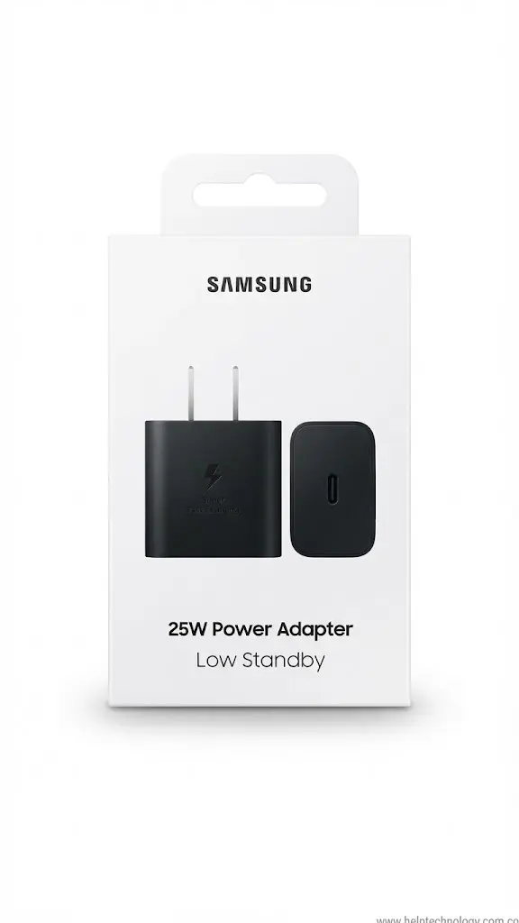 Cargador de Pared Samsung 25W USB-C Original Negro 02.webp
