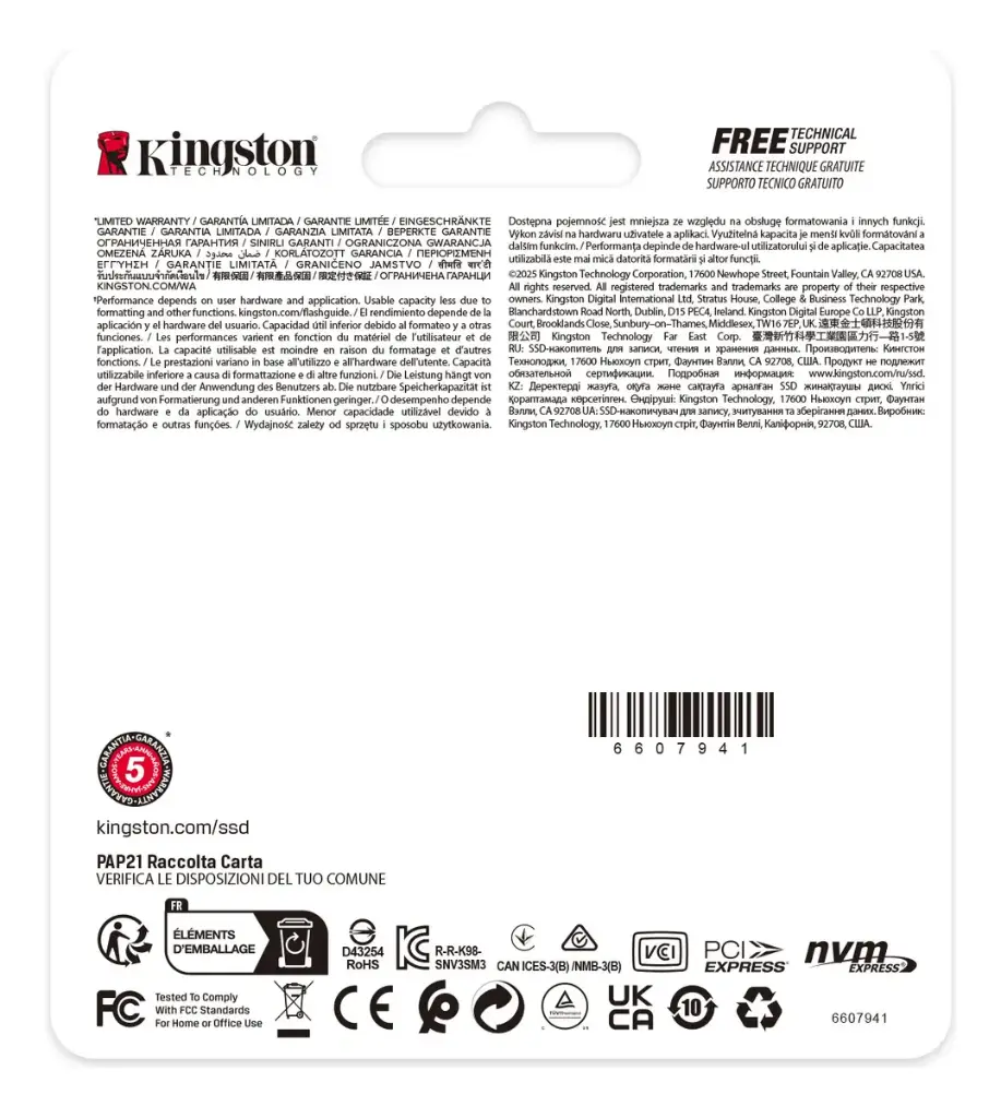 Disco Sólido SSD M.2 NVMe 1TB Kingston NV3 PCIe 4.0 2230 6000MB:s 03.webp