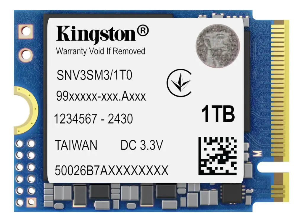 Disco Sólido SSD M.2 NVMe 1TB Kingston NV3 PCIe 4.0 2230 6000MB:s 01.webp
