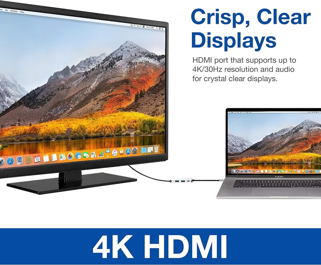 Adaptador 4 en 1 USB C Hub con 4K HDMI, 60W Power Delivery, USB 3.0, USB 2.0 para portátiles USB C 3.jpg