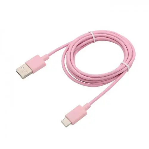 Cable USB A USB-C 2Mt Rosado.webp