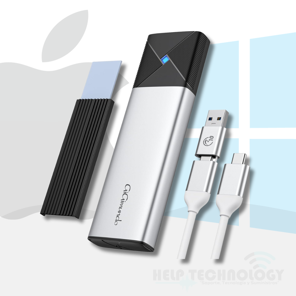 Caja Para Disco M.2 Sata & Nvme a USB-3.2 GiGimundo