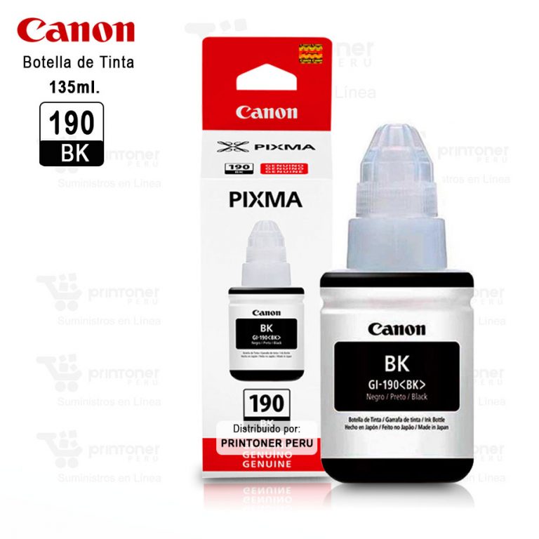 [1997] Tinta Para Canon Gl190 Negra