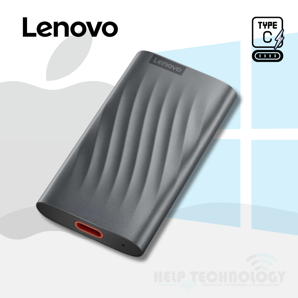 Disco SSD Externo 1000GB Lenovo PS6 (1TB)