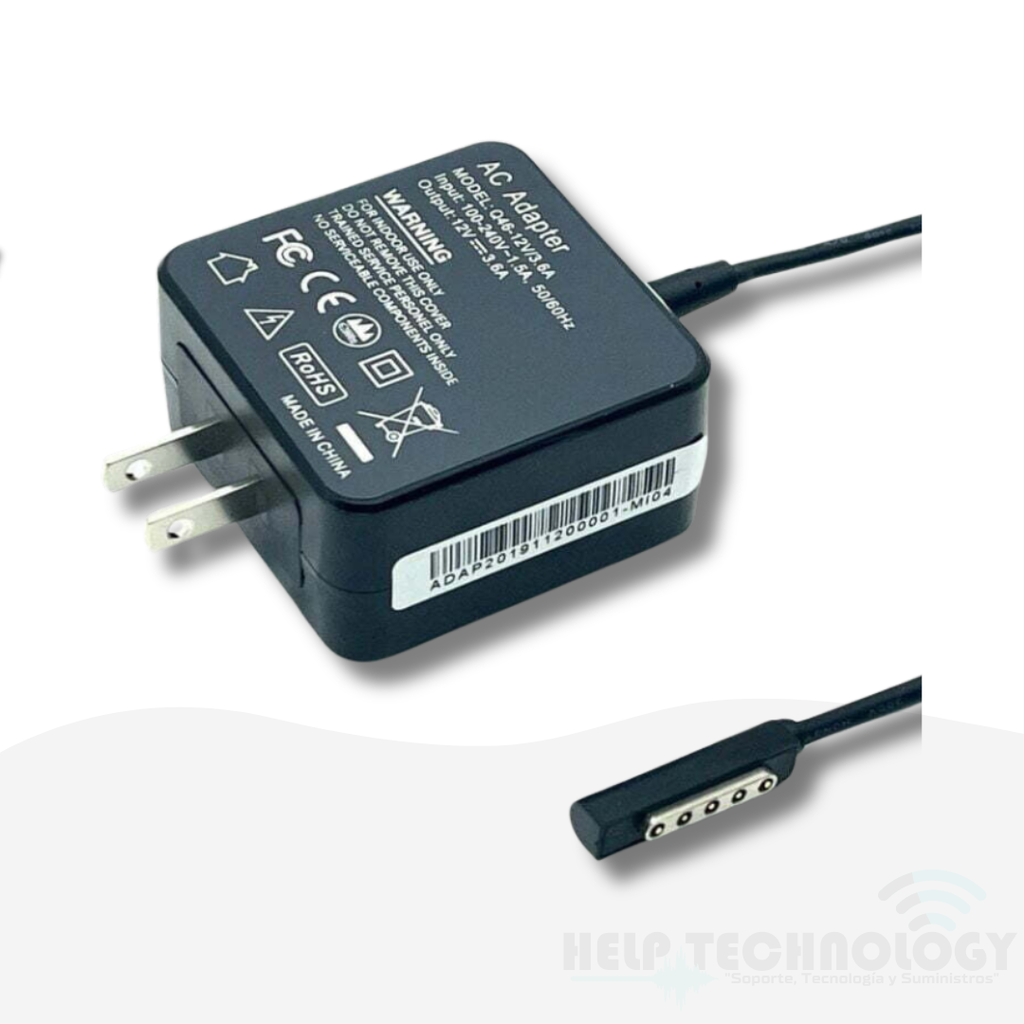 Cargador Para Surface 12V a 3.6A
