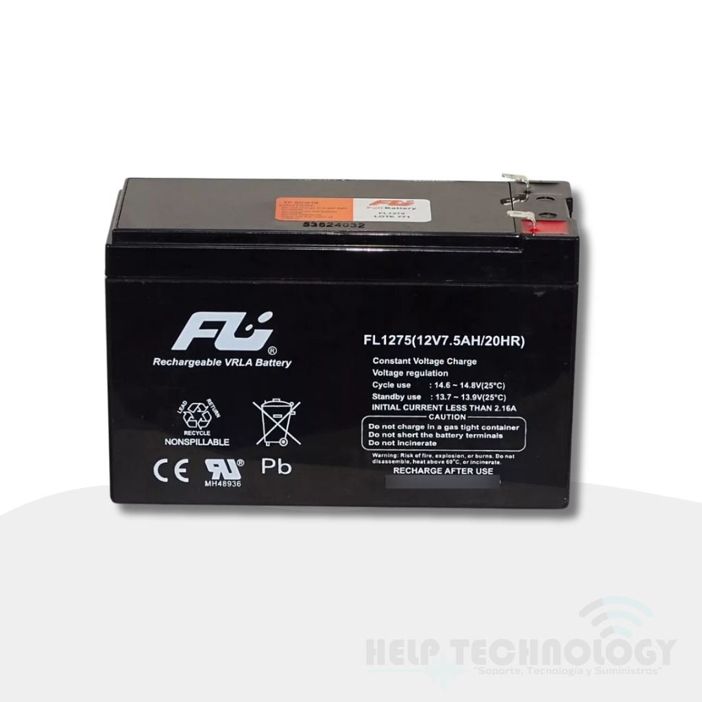 [2030] Batería Para UPS 12V 7.5 AH