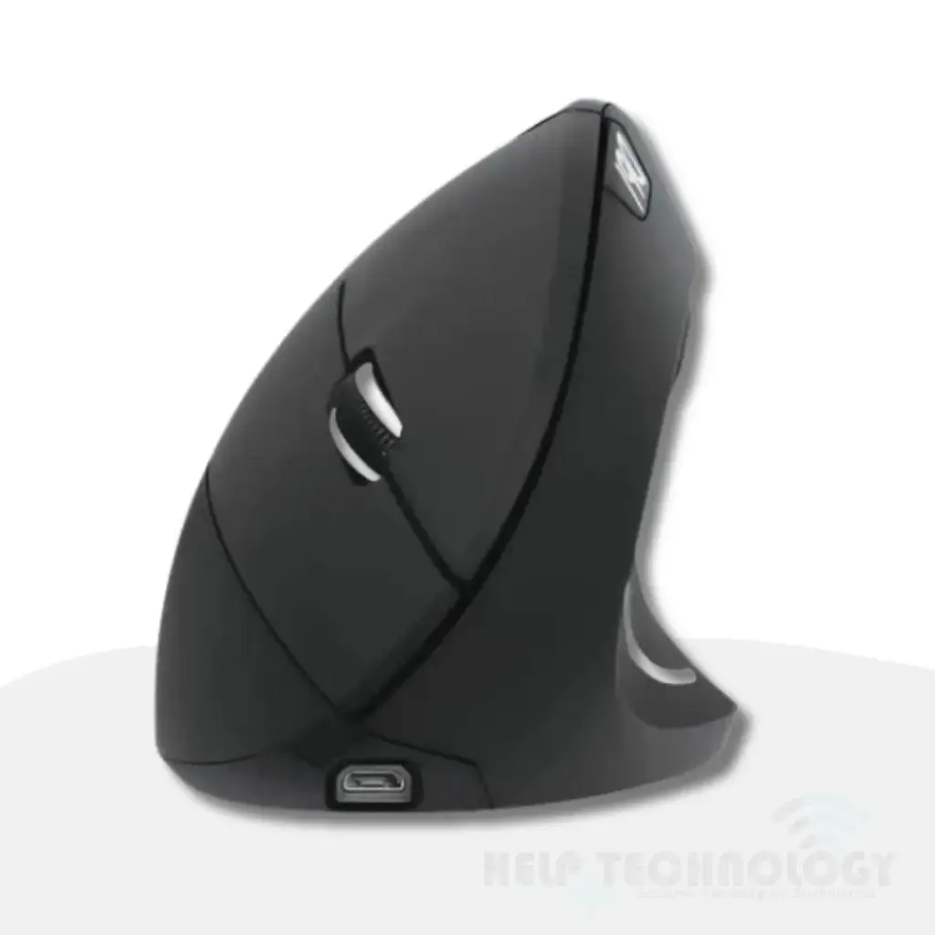 Mouse Inalámbrico Vertical Unitec V886 11607 Ergonómico