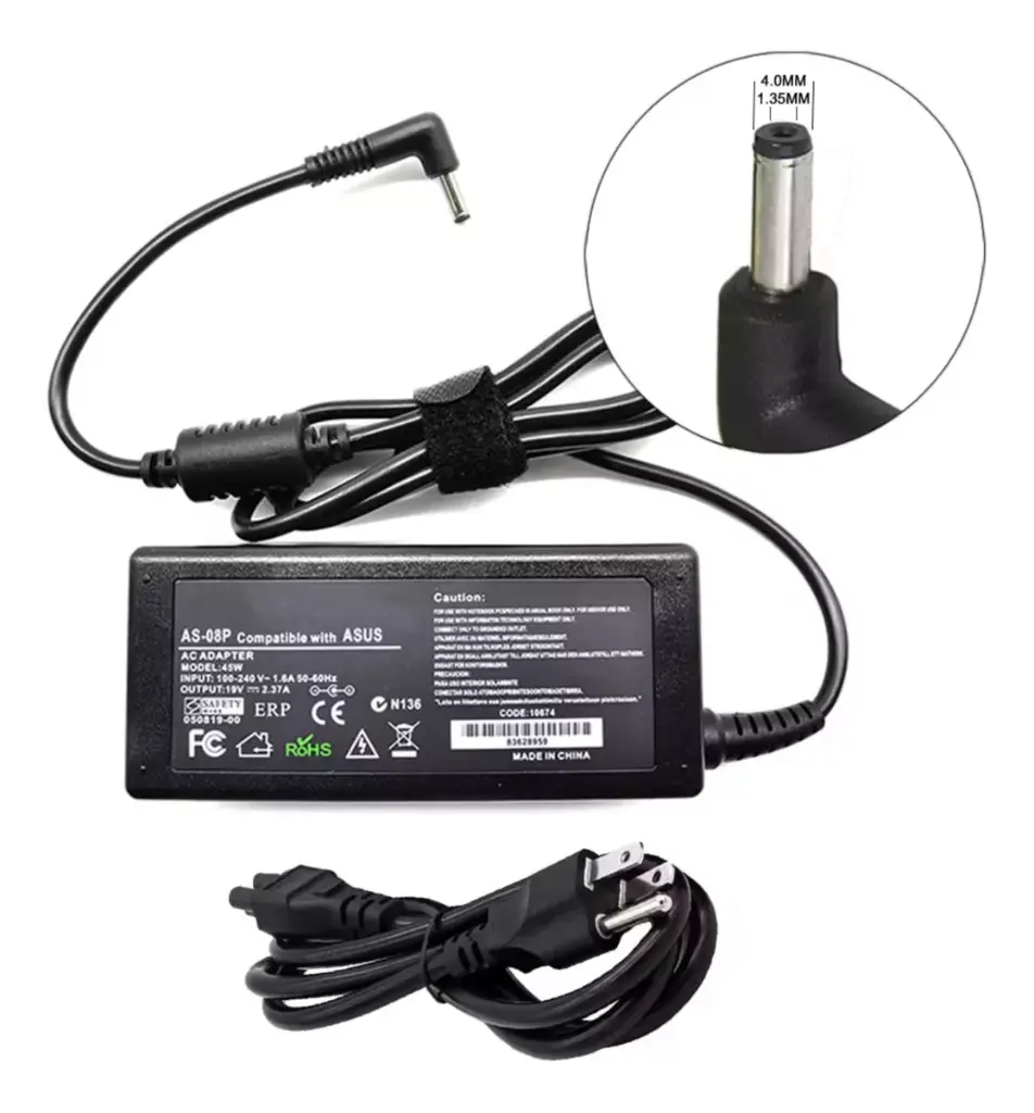 Cargador Para Asus Homologado 19V 2.37A 