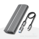 Caja Para Disco M.2 NVMe a USB-C Only