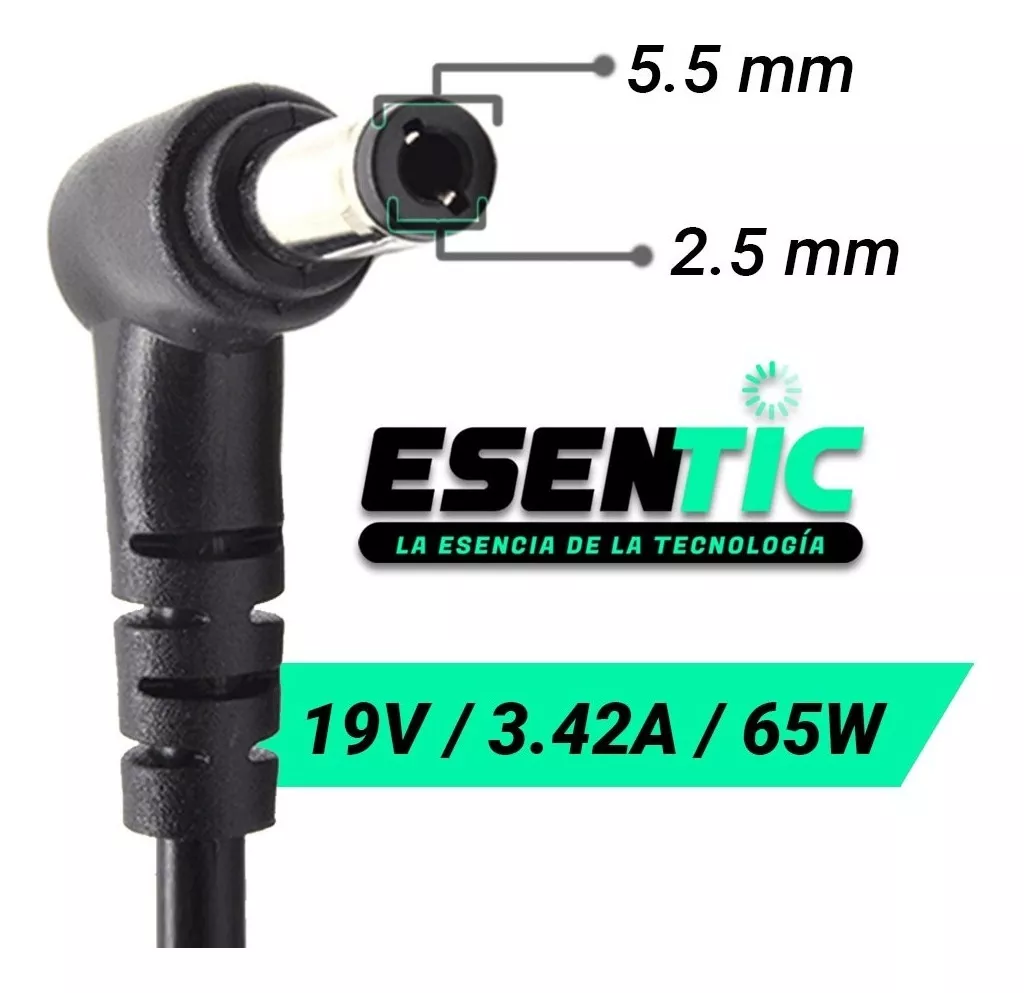 Punta Para Cargador Toshiba 19v 3.42a 