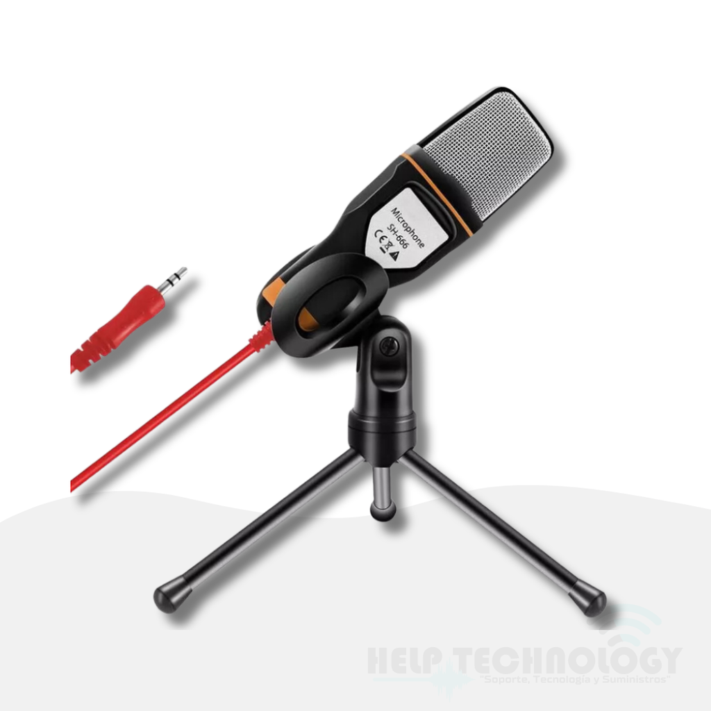 Micrófono Omnidireccional SF 666 Negro