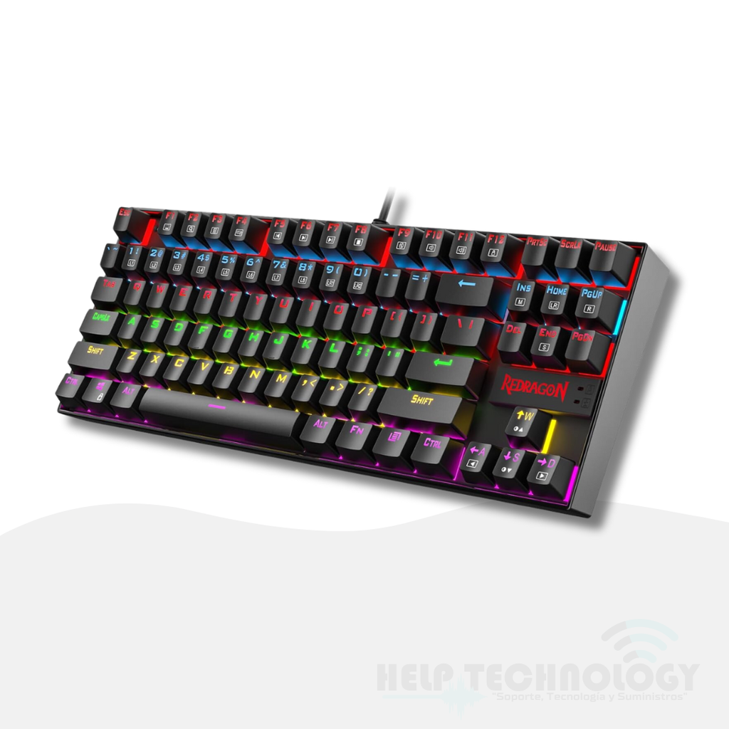 Teclado Mecánico Redragon Alámbrico retroiluminado