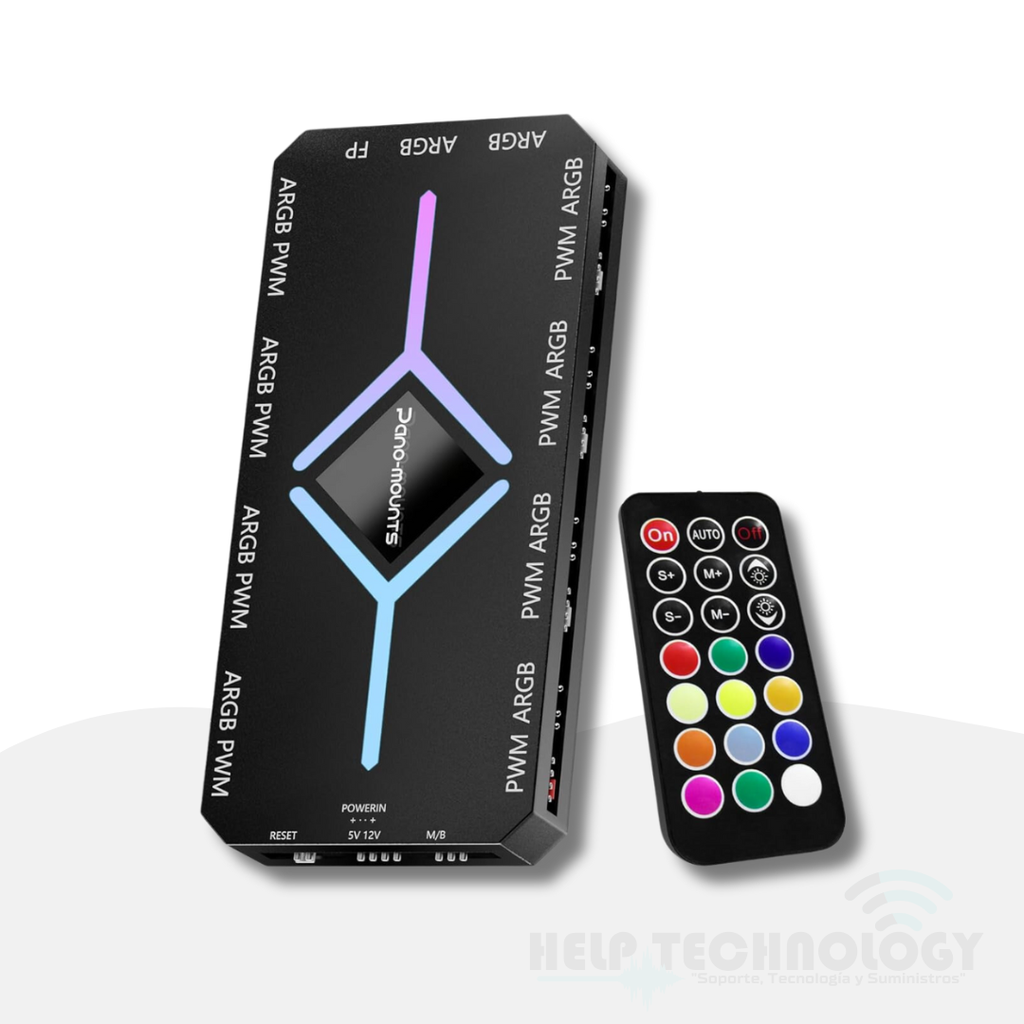  Hub De Ventilador Para Computadora Argb de 5 V Direccionable