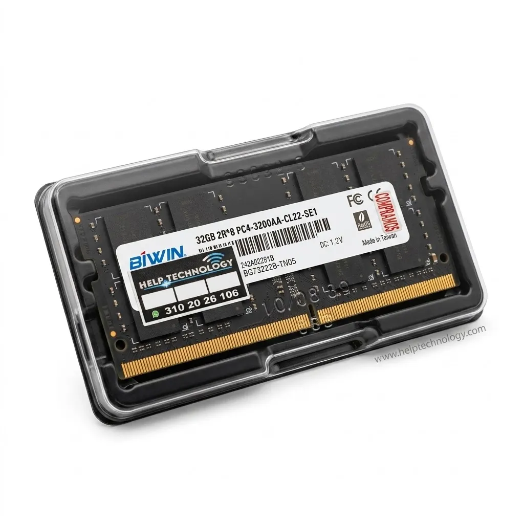 Memoria RAM Portátil Biwin DDR4 32GB 3200MHz
