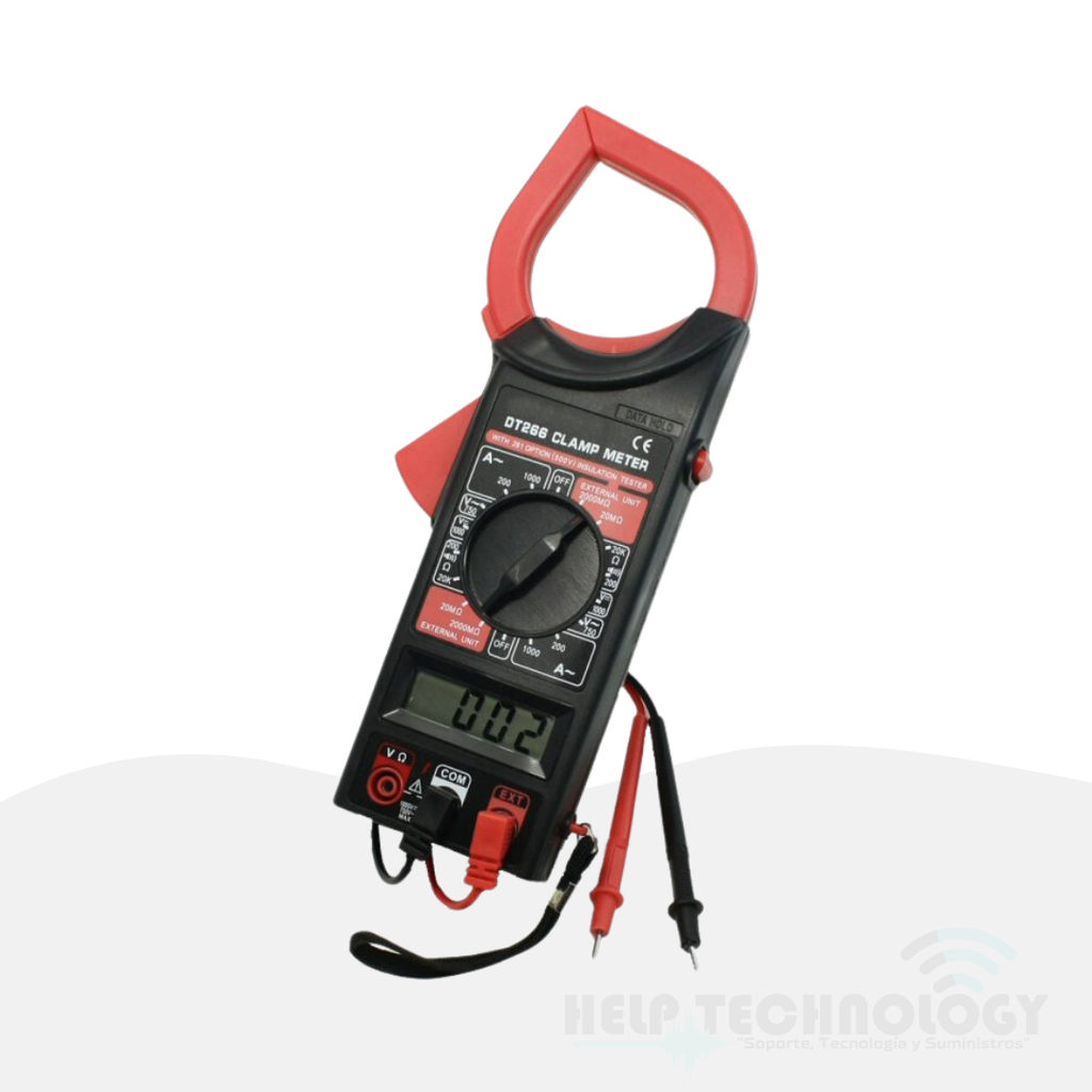 Multímetro Digital Con Pinza Unitec DT-266