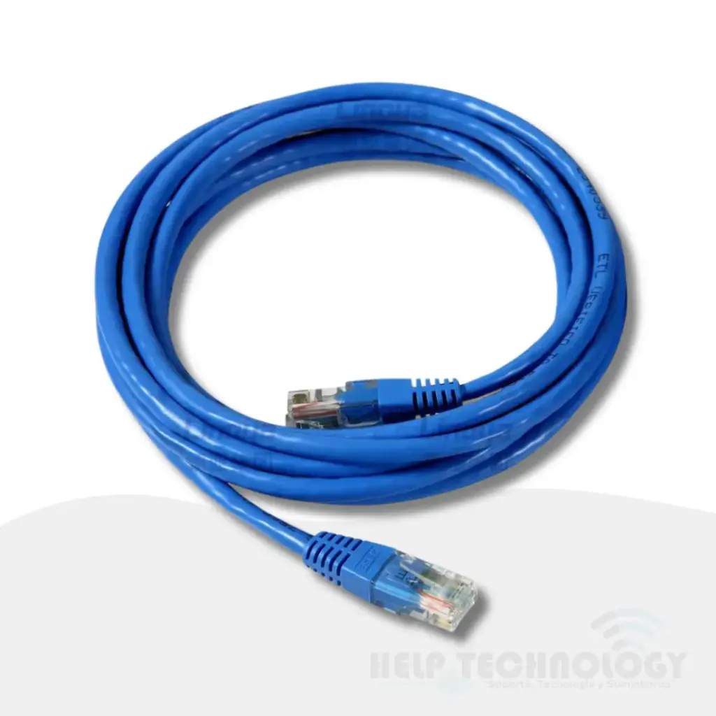 Cable Patch Cord Red Cat 6 2 Metros Azul