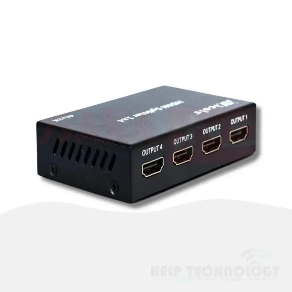 [5239] Convertidor Splitter HDMI 1x4 Jaltech 4K Negro