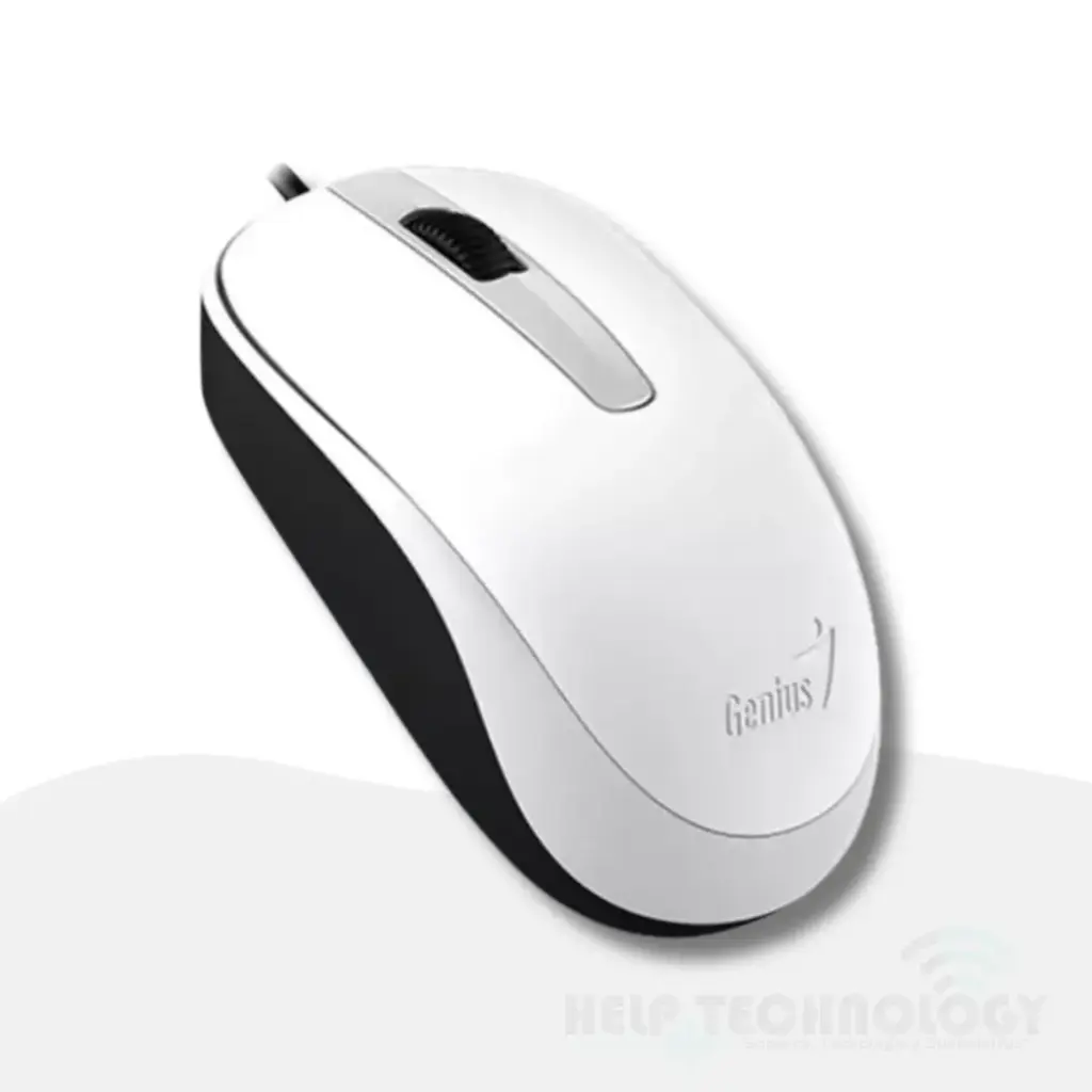 Mouse Alámbrico Genius Dx-120 Blanco