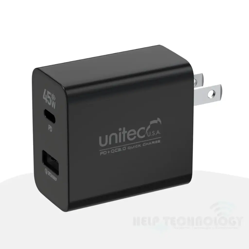 Cargador Unitec Para Celular USB-C Ultra 45W
