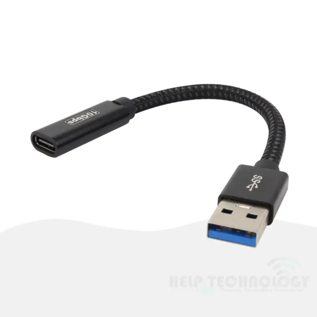 Cable Usb 3.0 Macho A Tipo C Hembra Jaltech