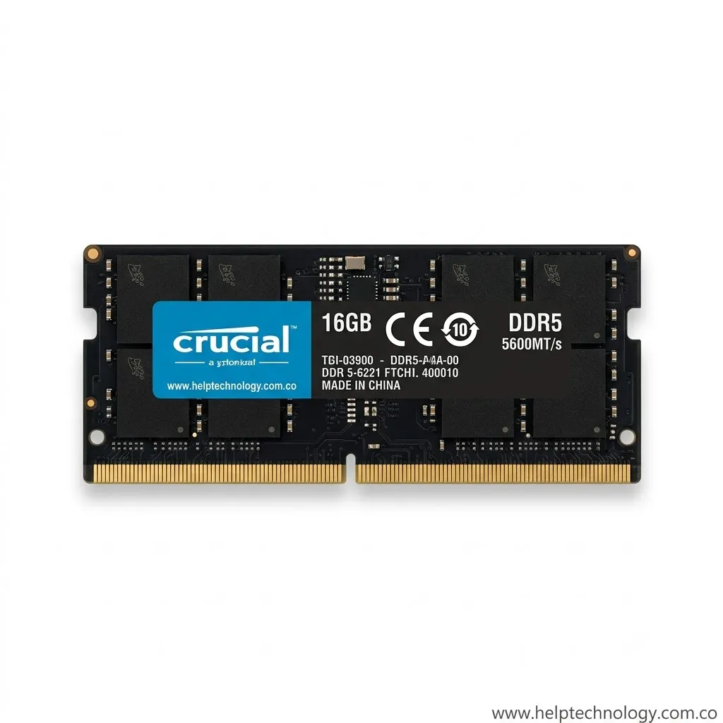 [2145] Memoria RAM Portátil DDR5 16GB Crucial 5600MHz 