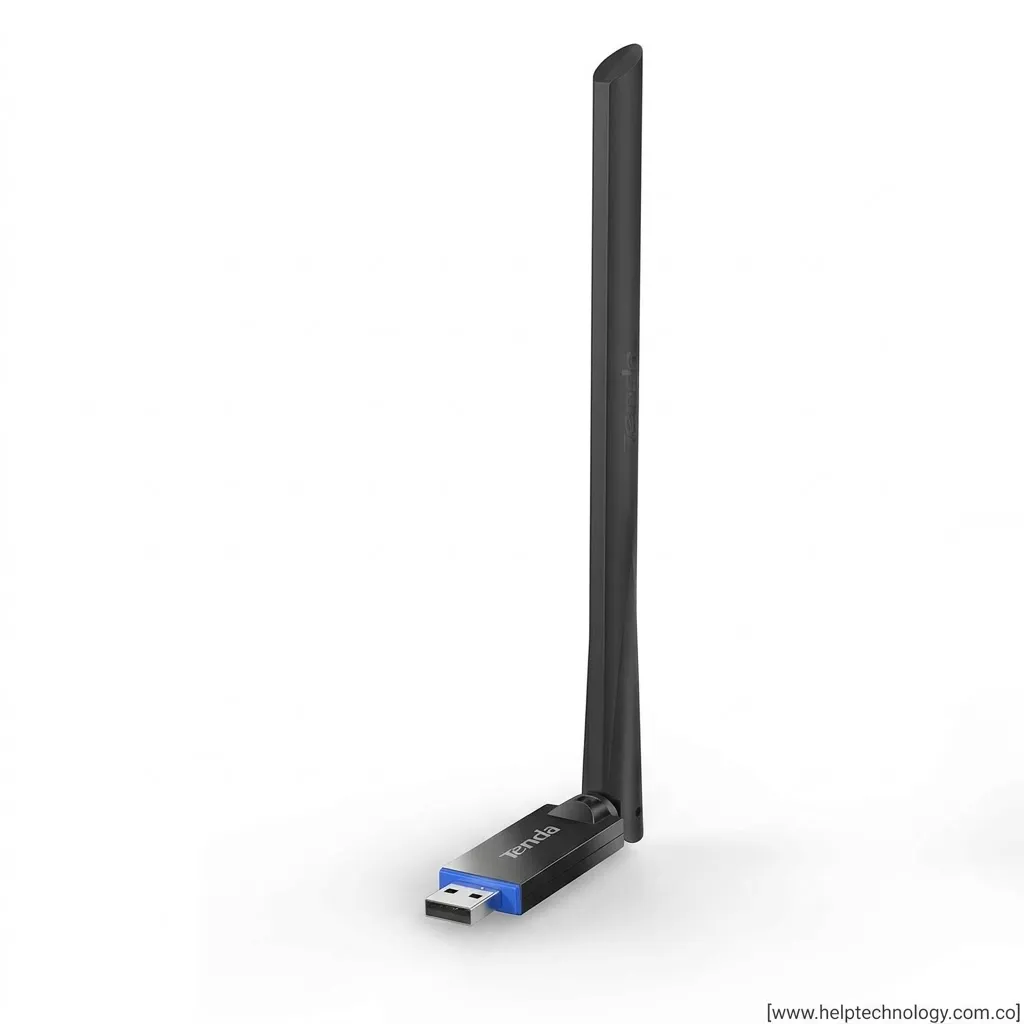 Adaptador WiFi USB Inalámbrico WiFi 6 Tenda U11Pro Antena 6dBi