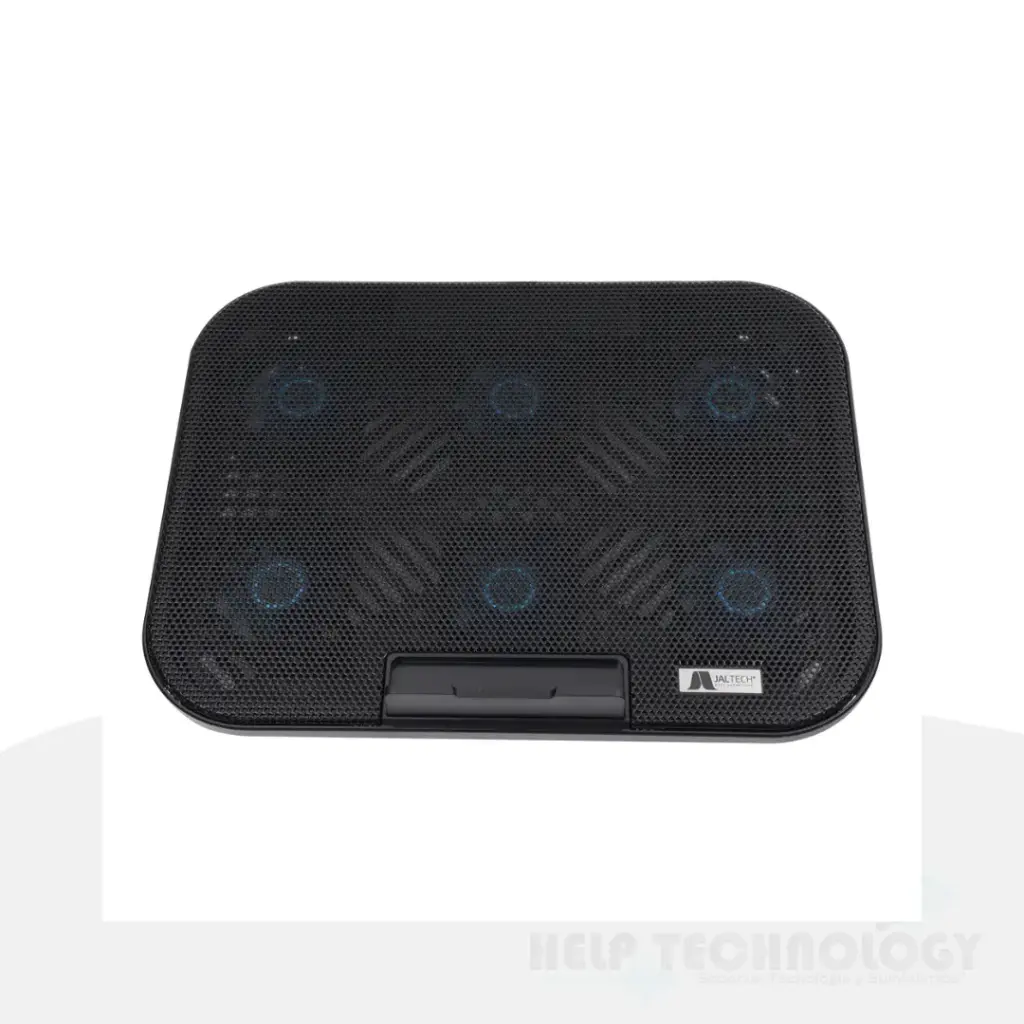 Base Refrigerante Mini  De 6 Ventiladores Con soporte Para Celular