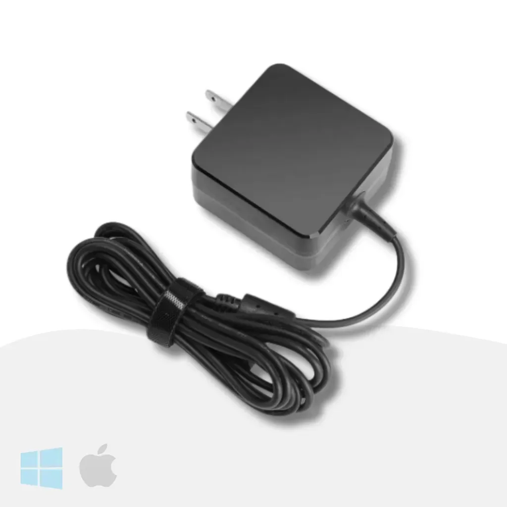 Cargador Para Portatil USB-C (Tipo C) 20V-3.25, 15V-3A, 12V-3A, 9V-3A, 5V-3A 65W Lexa