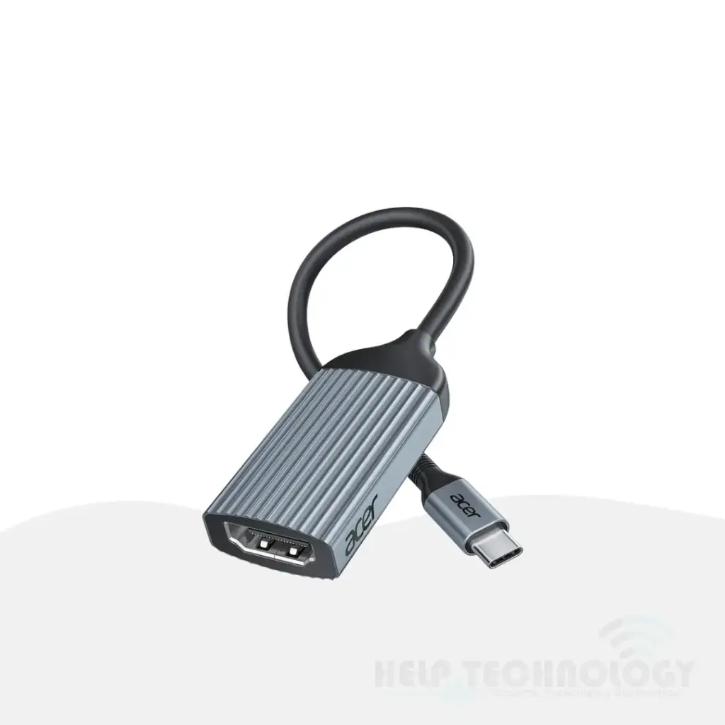 Convertidor USB-C a HDMI Acer 4K 15 Centímetros Negro
