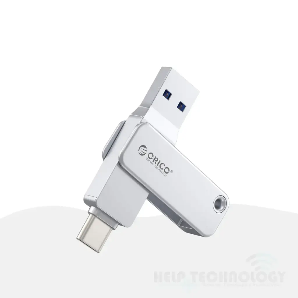 Memoria USB y USB-C 256 GB Orico para teléfonos inteligentes y portátiles con velocidad de transferencia de 150 MB/s