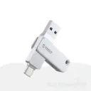 Memoria USB y USB-C 256 GB Orico para teléfonos inteligentes y portátiles con velocidad de transferencia de 150 MB/s