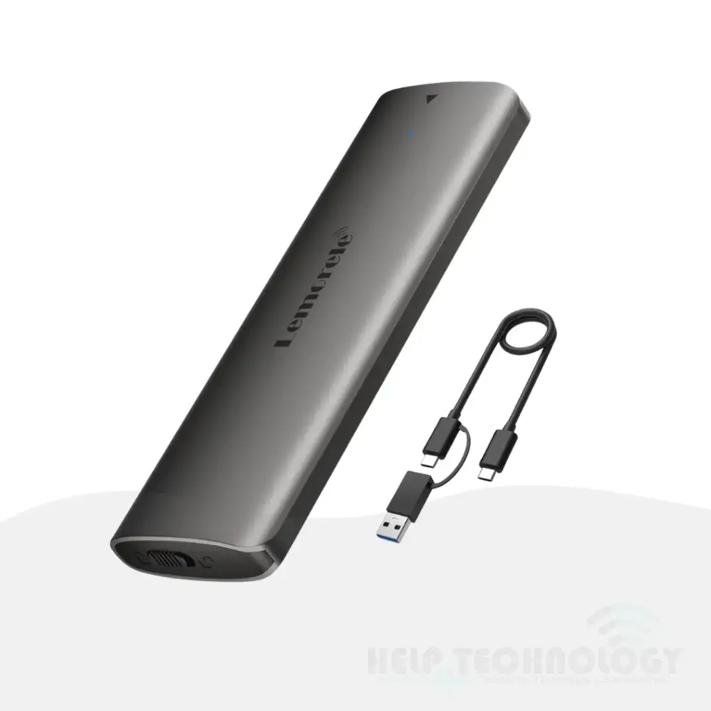 [2118] Caja Para Disco M.2 NVMe a USB-C/A Lemorele