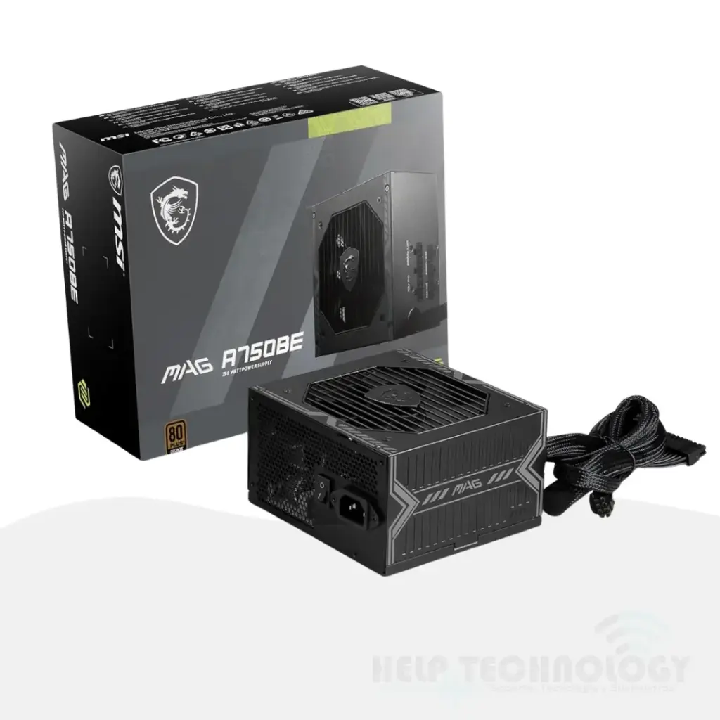 Fuente De Poder MSI MAG 750W Semi Modular 