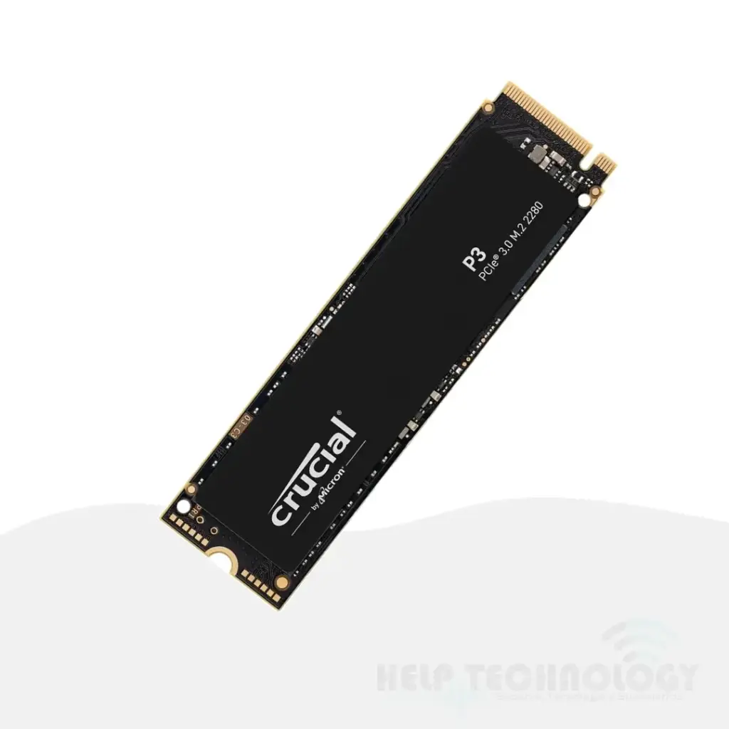 Disco Sólido SSD M.2 NVMe 500GB Crucial P3 3500 MB/s