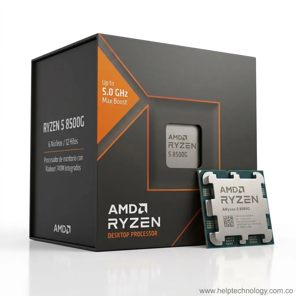 Procesador AMD Ryzen 5 8500G 6 Núcleos y 12 Hilos 5.0GHz AM5