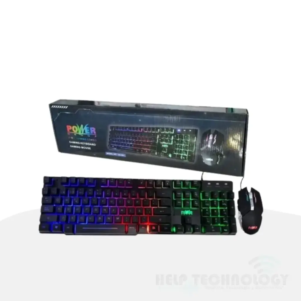 Combo Teclado Mouse Alambrico GC-801 Gamer Power