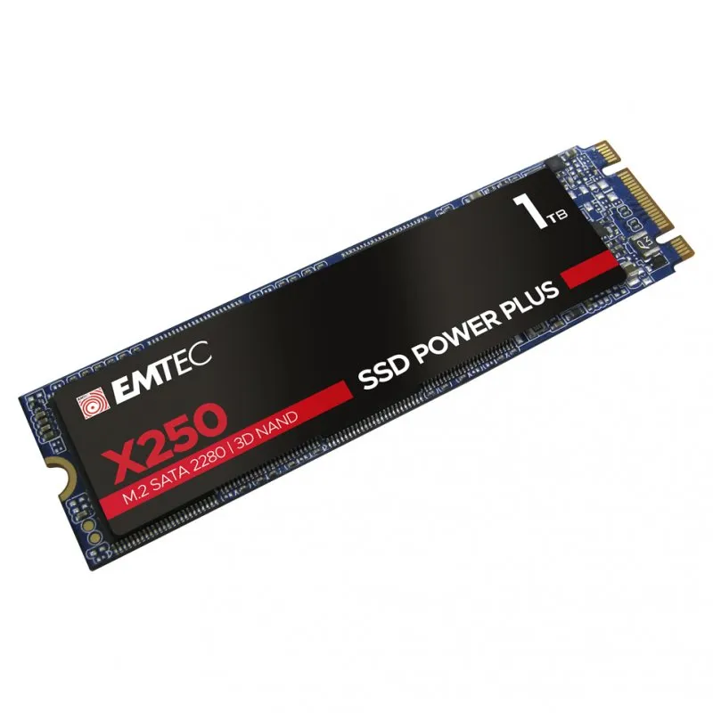 Unidad M.2 1000GB Emtec NVMe SATA III (1TB) X250 6GB/s