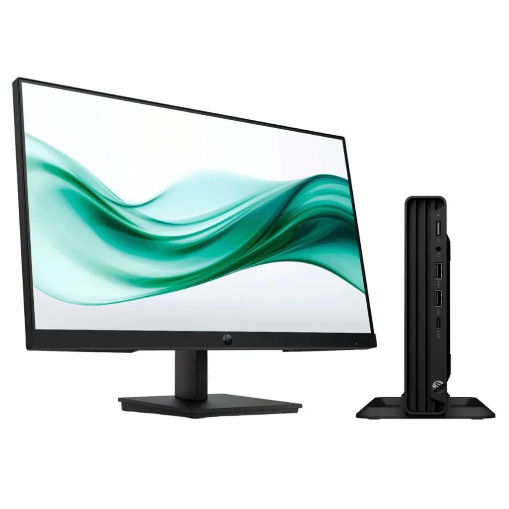 PC HP Pro Mini 260 G9, Intel Core I5 1334U, SSD 512GB, DDR4 8GB, NO DVD, Monitor 23.8" 324PF FHD, Windows 11 Pro