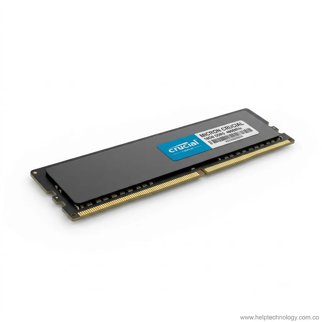 Memoria RAM PC DDR5 16GB Crucial Micron
