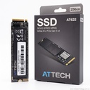 Disco Sólido SSD M.2 NVMe 256GB Attech AT622 PCIe 3.0 3300 MB/s