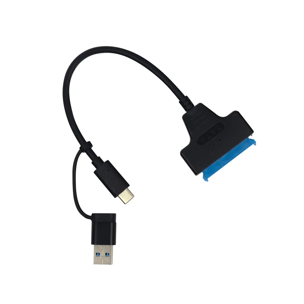 Convertidor USB-C/3.0 a SATA para Disco 2.5" Negro