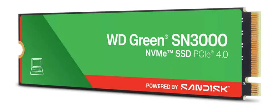 Unidad M.2 1000GB WD NVMe PCle 4.0 (1TB) SN3000