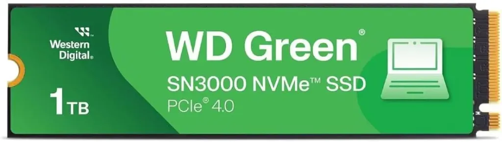 Unidad M.2 1000GB WD NVMe PCle 4.0 (1TB) SN3000