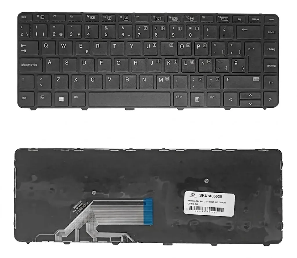 Teclado Interno para Portátil HP ProBook 440 G3 Negro con Marco