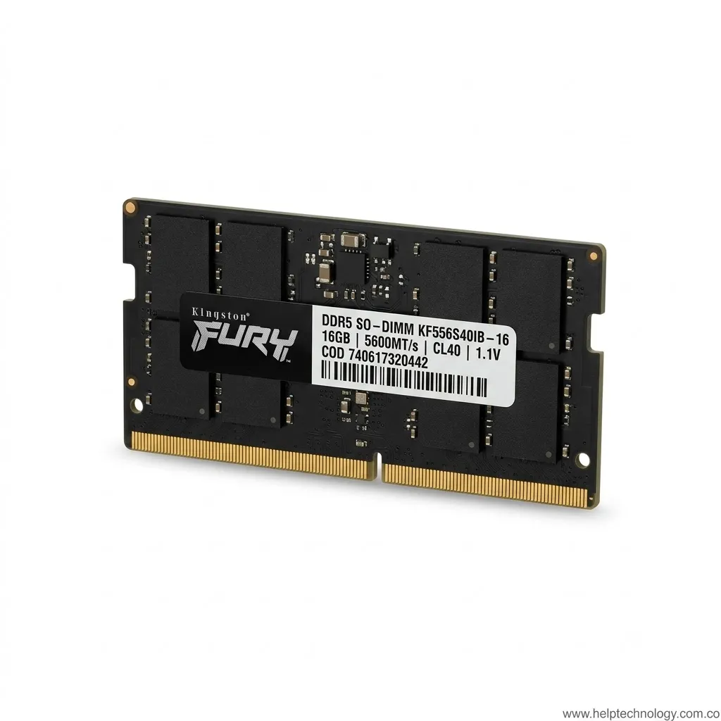 Memoria RAM Portátil DDR5 16GB 5600MHz Kingston Fury